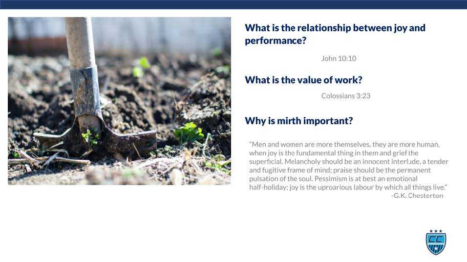 Joy and Performance slide